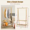 Wood Garment Clothes Hanging Rack