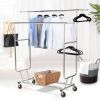 Double Bar Clothes Hanging Garment Rack