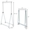 Folding Extendable Metal Garment Rack