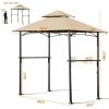 Patio Grill Gazebo with Khaki Vented Canopy
