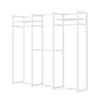 White Metal Freestanding Garment Rack