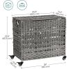 3-Basket Laundry Hamper,