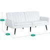 Modern Mid-Century  Futon Sleeper Sofa Bed