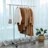 Chrome Plated Silver Metal Garment Rack