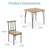 Metal Frame Dining Set