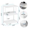Metal 3-Shelf Printer Stand