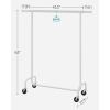 Heavy Duty White Metal Garment Rack