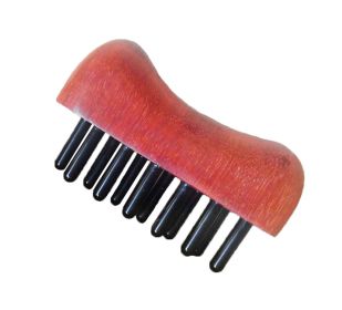 Multifunction Buffalo Horn Comb Neck Head Meridian Massage Comb Wide Tooth Health Hair Combs Massage Brush
