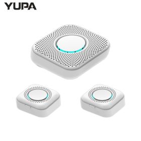 433MHZ Wireless Smart Doorbell LED Light 36 Songs Welcome Home Security EU US Pulg Button Doorbell