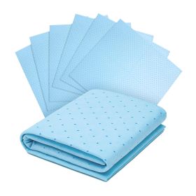Absorbent Double-Sided Floor Mats (18x22 Inch, Pack of 100)
