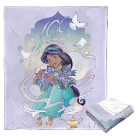 Disney 100 Silk Touch Throw Blanket, 50" x 60", Celebration Jasmine