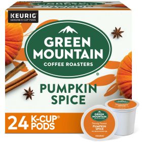 Green Mountain Coffee Roasters Pumpkin Spice Coffee, Keurig Single-Serve K-Cup Pods, Light Roast, 24 Count