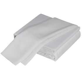 Premium 4-Piece Tencel Lyocell sheet Set, Silky Soft 100% Tencel, Oeko-TEX Certified, King - Soft White