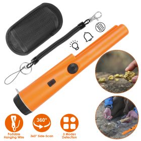 Metal Detector Pinpointer Handheld Pin Pointer Probe Wand Sensitive Gold Digger Hunter w/ Holster Retractable Hanging Wire