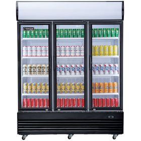 Dukers DSM-68SR Commercial Sliding Glass  Merchandiser Refrigerator