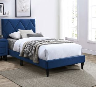 Twin Size Bed w Adjustable Headboard