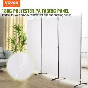 VEVOR Room Divider, Room Dividers and Folding Privacy Screens, Fabric Partition Room Dividers for Office, Bedroom, Dining Room, Study, Freestanding