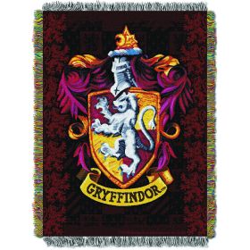 Harry Potter Gryffindor Licensed 48"x 60" Woven Tapestry Throw by The Northwest Company