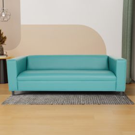 Modern Faux Leather Sofa,