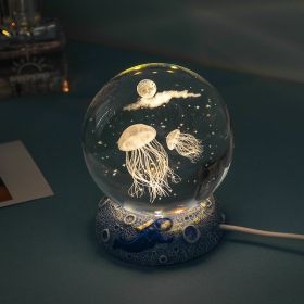 Stars And Seas; Ocean Series Crystal Ball Ornaments (Items: Dream Jellyfish)