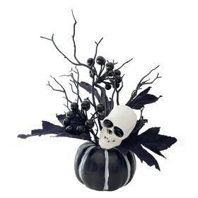 Pumpkin Fall Decorations for Table Centerpieces (Color: Q3)