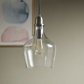 Auburn Bell Shaped Glass Pendant (Color: as Pic)